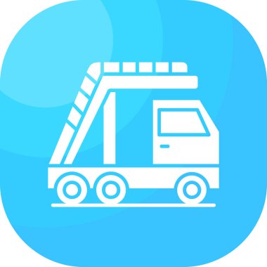 kamp ikonu vektör illüstrasyonu