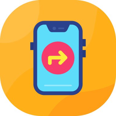 cep telefonu vektörü basit illüstrasyon