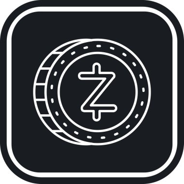 zzz para birimi değişim sembolü, vektör, illüstrasyon tasarımı