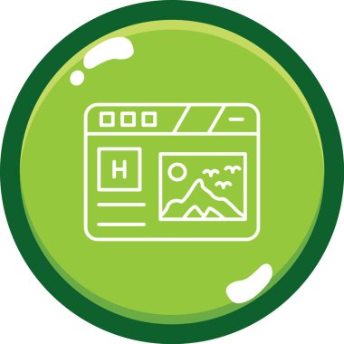 Modern b 'nin vektör illüstrasyonu eksik simgesi