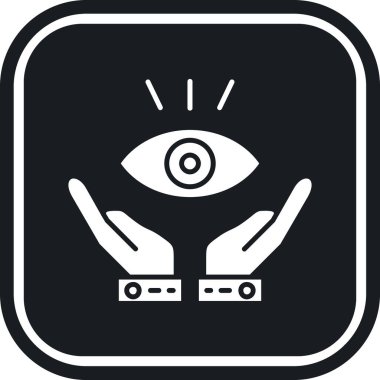 Göz simgesi vektör illüstrasyonu