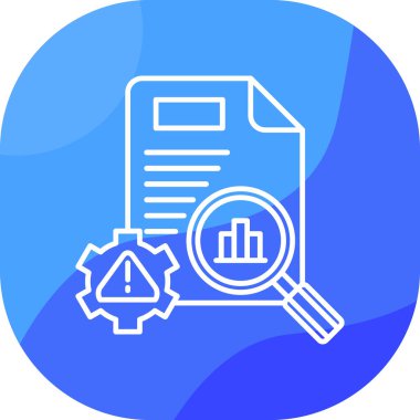 Belge simgesinin vektör illüstrasyonu