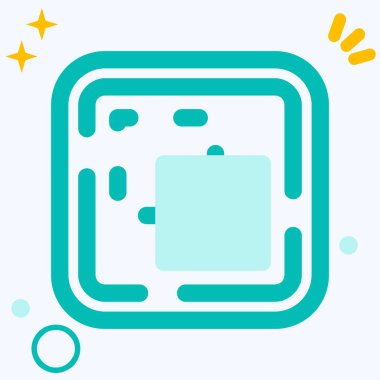 Modern bir tasarımın vektör illüstrasyonu