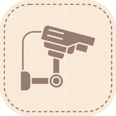 CCTV simge vektör çizim