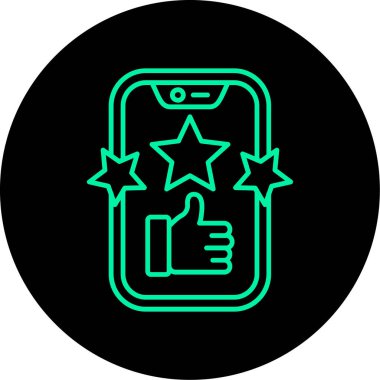 yıldız simgesi, vektör çizimi