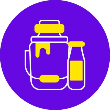 Şişe. Web simgesi basit illüstrasyon