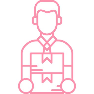 Yönetici simgesi. beyaz arkaplanda izole edilmiş web tasarımı için yönetici vektör simgesi