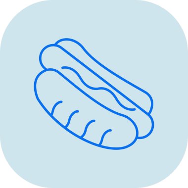 Gıda ikonu yiyeceklerinin vektör illüstrasyonu.