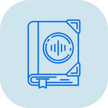 Müzik çalar simgesinin vektör illüstrasyonu