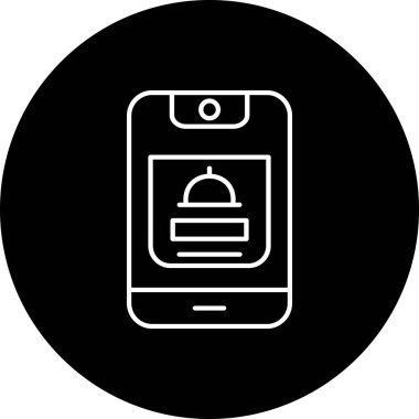 vektör cep telefon simgesi