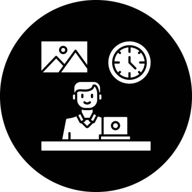 seo modern simgesinin vektör illüstrasyonu