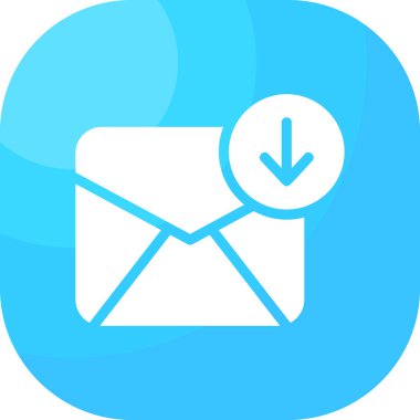 E- posta simgesinin vektör illüstrasyonu