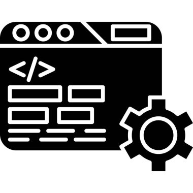 dijital cihaz teknolojisi sembol vektörü. dijital aygıt ayarı işareti. izole edilmiş çizgi simgesi siyah illüstrasyon