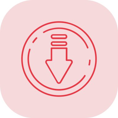 ok simgesi vektör illüstrasyonu