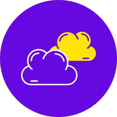 bulut web simgesi basit illüstrasyon