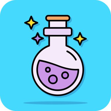 potion bottle vector illustration