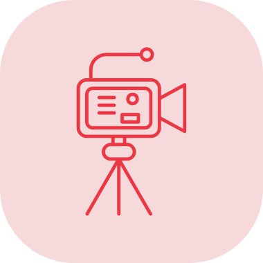 kamera simgesi vektör illüstrasyonu