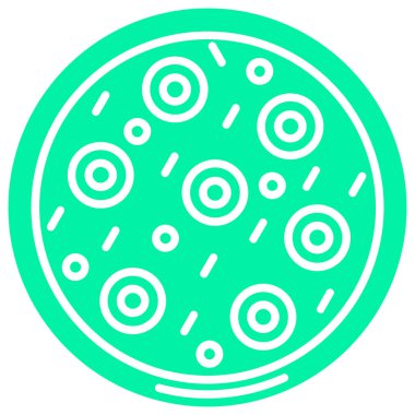 Eşsiz yiyecek ve içecek vektör simgesi