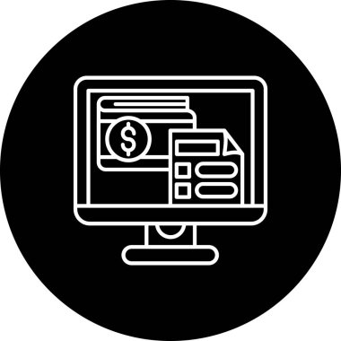 para simgesi vektör illüstrasyonu