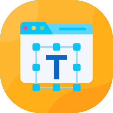 Bilgisayar. Web simgesi basit illüstrasyon