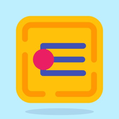 belge simgesi vektör illüstrasyonu