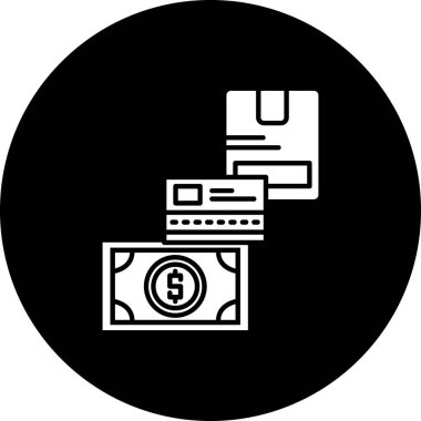 vektör para simgesi illüstrasyonu