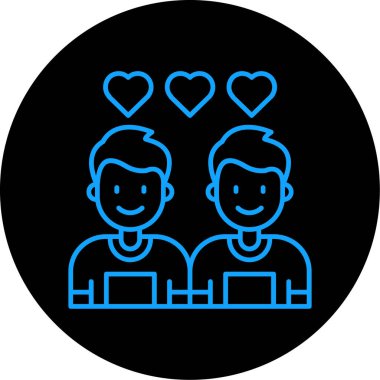 İnsan simgesinin vektör illüstrasyonu