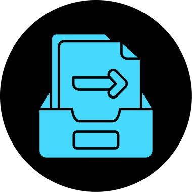 dosya simgesi, vektör illüstrasyonu