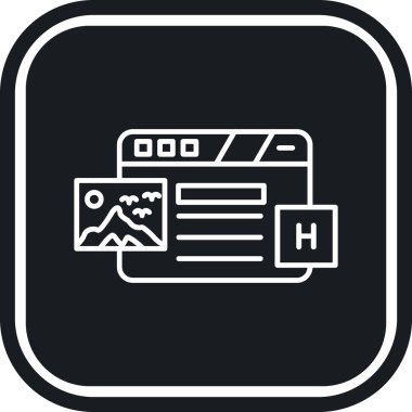 seo modern simgesinin vektör illüstrasyonu