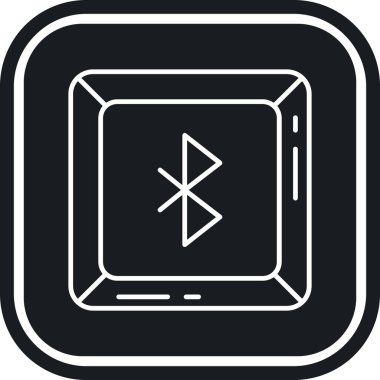 Moda tarzında izole edilmiş müzik simgesi