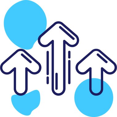 Bir ağaç simgesinin vektör illüstrasyonu