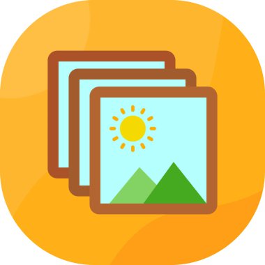 Doğa simgesinin vektör illüstrasyonu