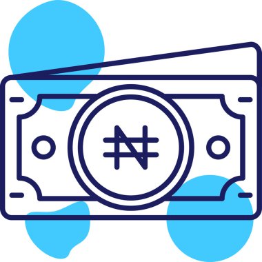 Para için. Web simgesi basit illüstrasyon