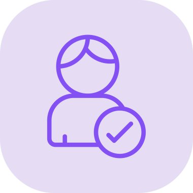 user icon, vector illustration simple design