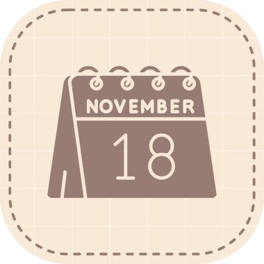 28 Kasım takvim takviminde bej arka planda beyaz bir tasarım var. tarih