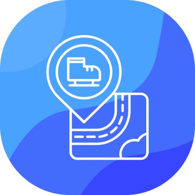 konum haritası konum simgesi doldurulmuş dış hat biçimi