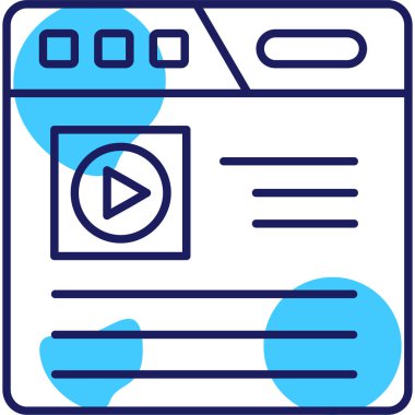 Web tasarım simgesi, vektör illüstrasyonu