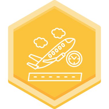 Uçak simge vektör çizim