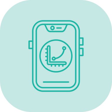 akıllı saat simge vektör illüstrasyonu