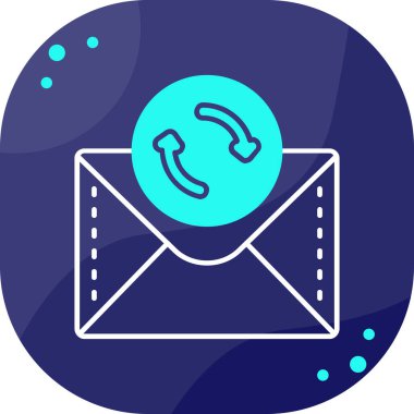 E- posta simgesi vektör illüstrasyonu