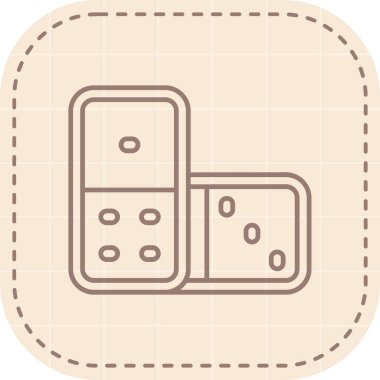 zar simgesinin vektör illüstrasyonu