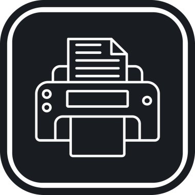 Belge simgesinin vektör illüstrasyonu