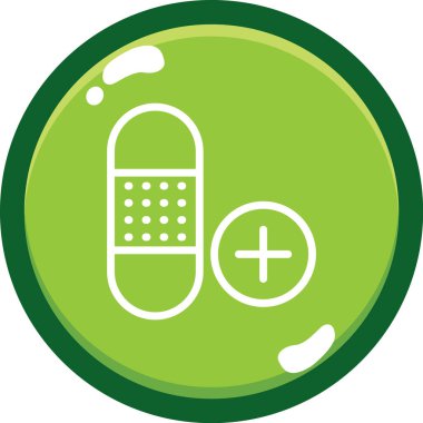 ilaç hapları vektör simgesi deseni