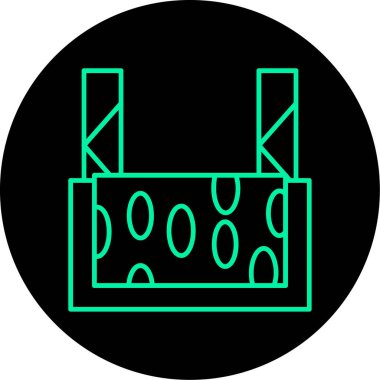 Benzersiz kaset vektör simgesi