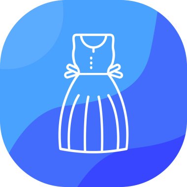 Elbise. Web simgesi basit illüstrasyon