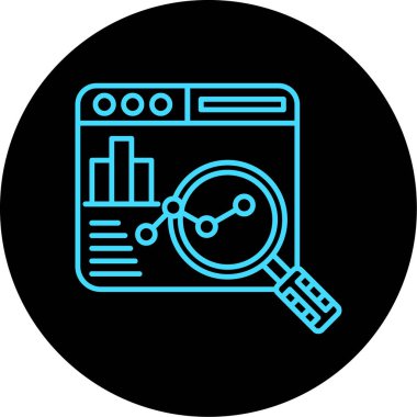 Vektör seo simgesi illüstrasyonu