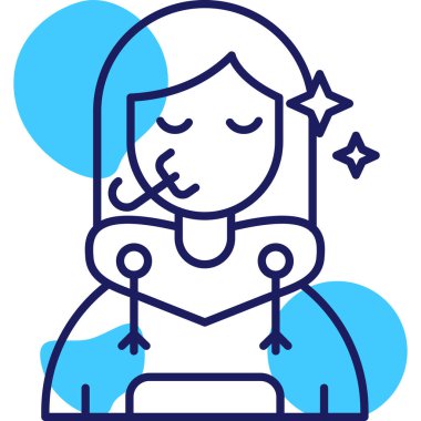 avatar. Web simgesi basit illüstrasyon