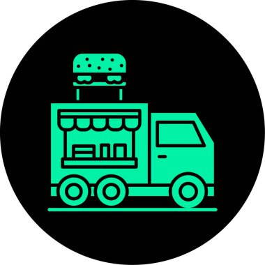 kamyon simgesi çizimi