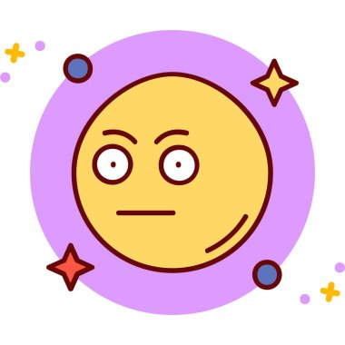 emoji simgesi vektör illüstrasyonu