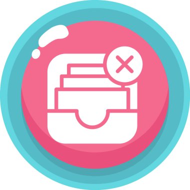 Bir belge simgesinin vektör illüstrasyonu